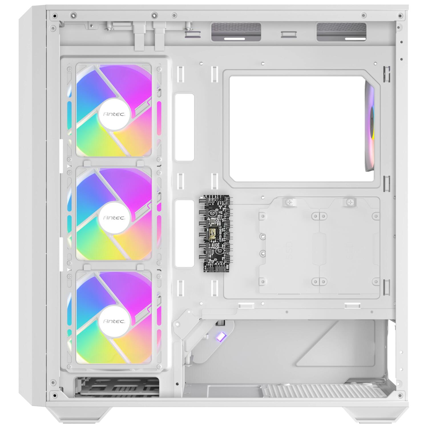 Antec C3 ARGB White 4x120mm ARGB Fan Temperli Cam USB Type-C Beyaz Mid Tower Gaming (Oyuncu) Kasa