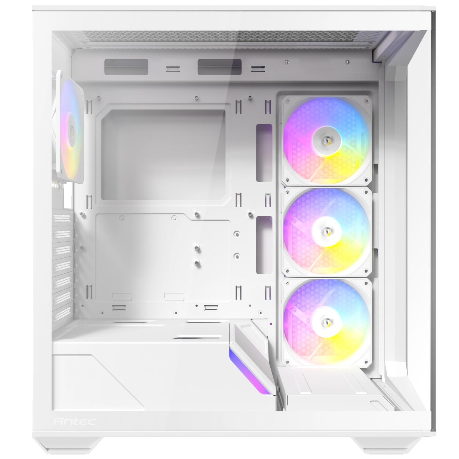 Antec C3 ARGB White 4x120mm ARGB Fan Temperli Cam USB Type-C Beyaz Mid Tower Gaming (Oyuncu) Kasa