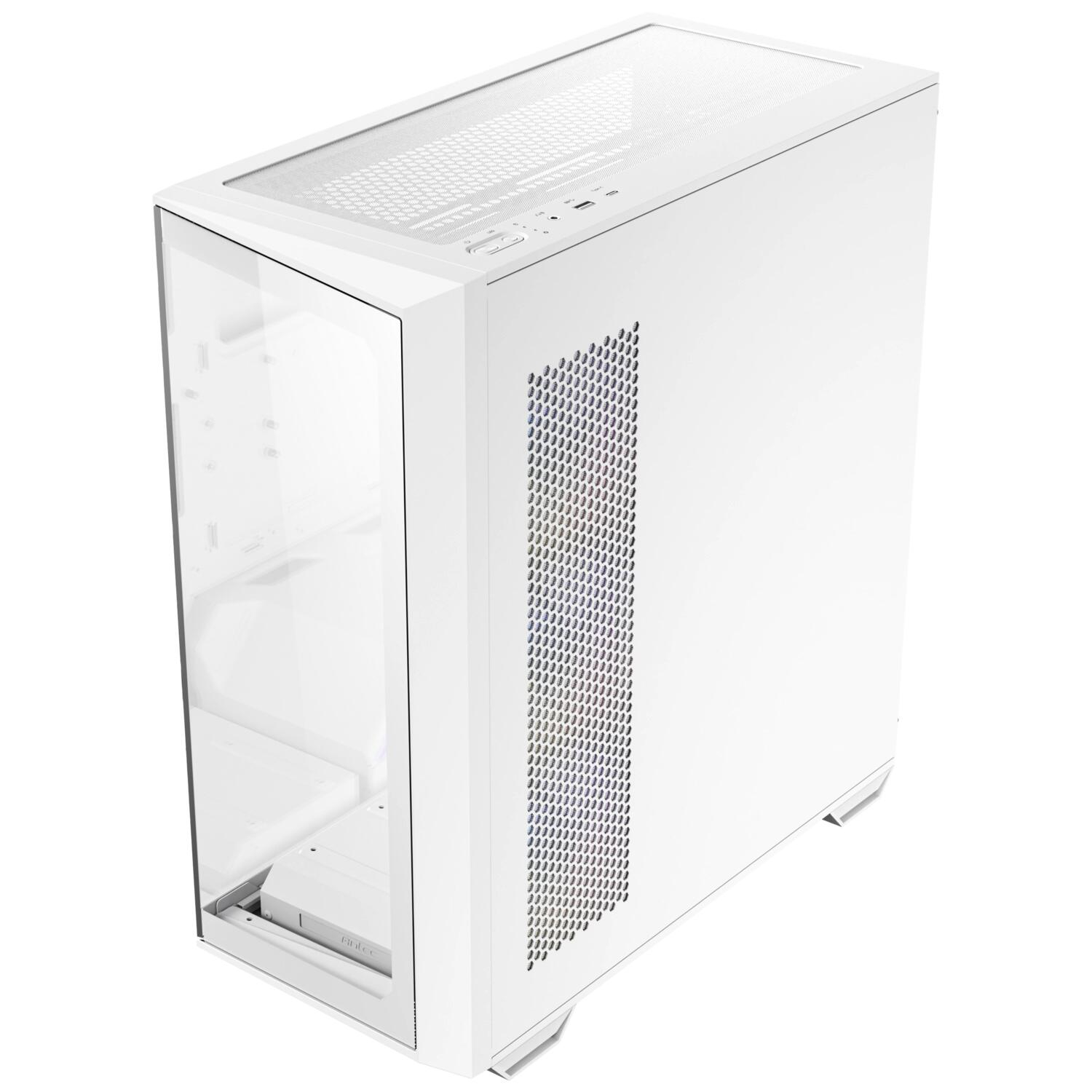 Antec C3 ARGB White 4x120mm ARGB Fan Temperli Cam USB Type-C Beyaz Mid Tower Gaming (Oyuncu) Kasa