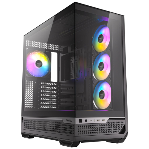 Antec C7 ARGB 3x120mm + 1x140mm ARGB PWM Fan Temperli Cam USB Type-C Siyah Mid Tower Gaming (Oyuncu) Kasa