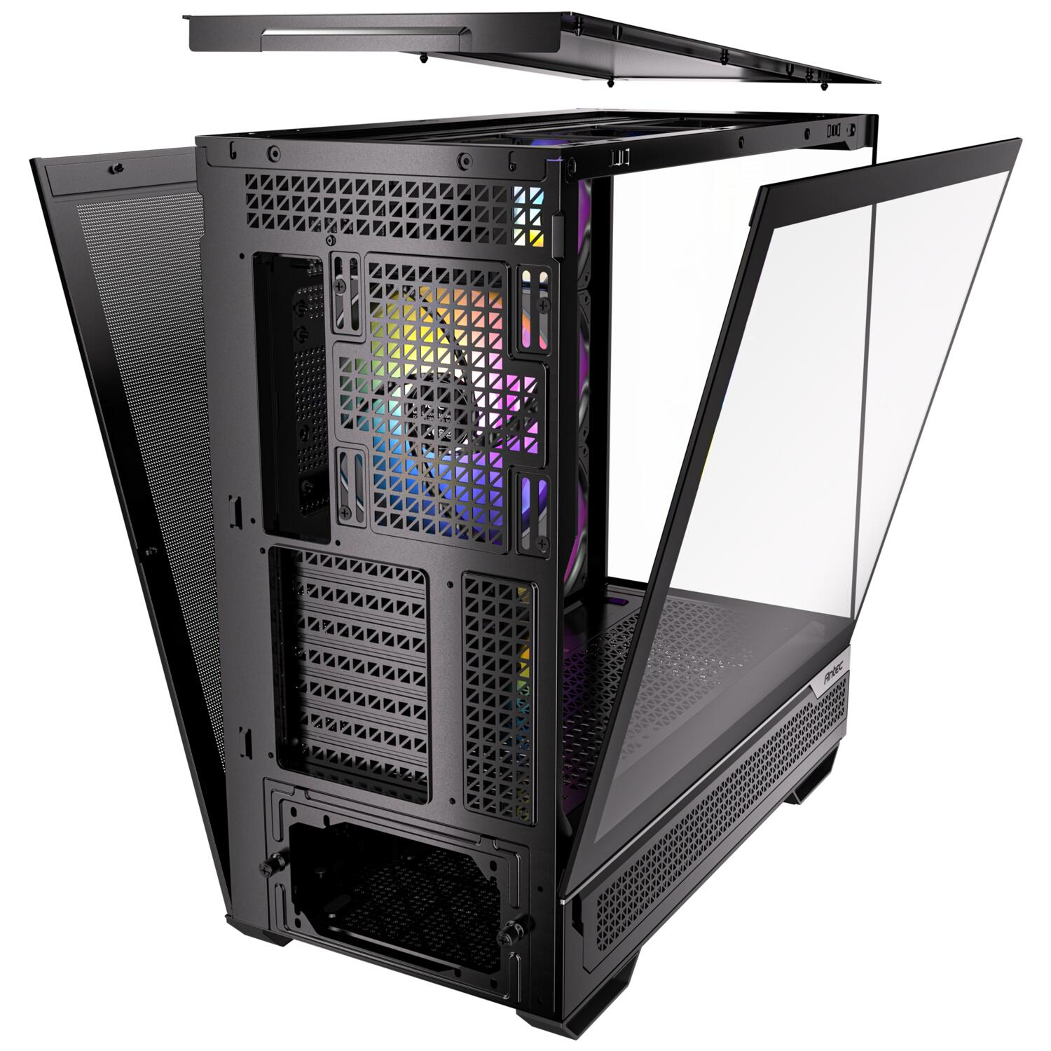 Antec C7 ARGB 3x120mm + 1x140mm ARGB PWM Fan Temperli Cam USB Type-C Siyah Mid Tower Gaming (Oyuncu) Kasa