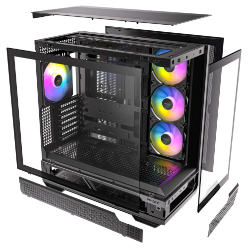 Antec C7 ARGB 3x120mm + 1x140mm ARGB PWM Fan Temperli Cam USB Type-C Siyah Mid Tower Gaming (Oyuncu) Kasa