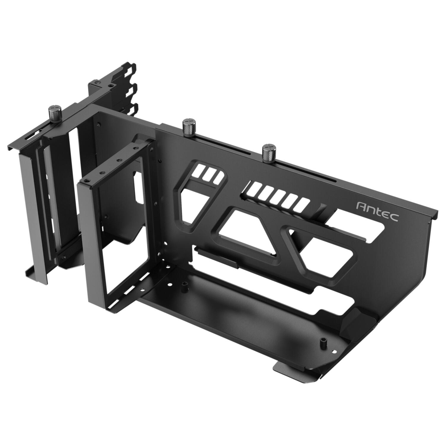 Antec SHIFT ARGB PCIe 5.0 x16 190mm Siyah Dikey Ekran Kartı Montaj Kiti ve Riser Kablo