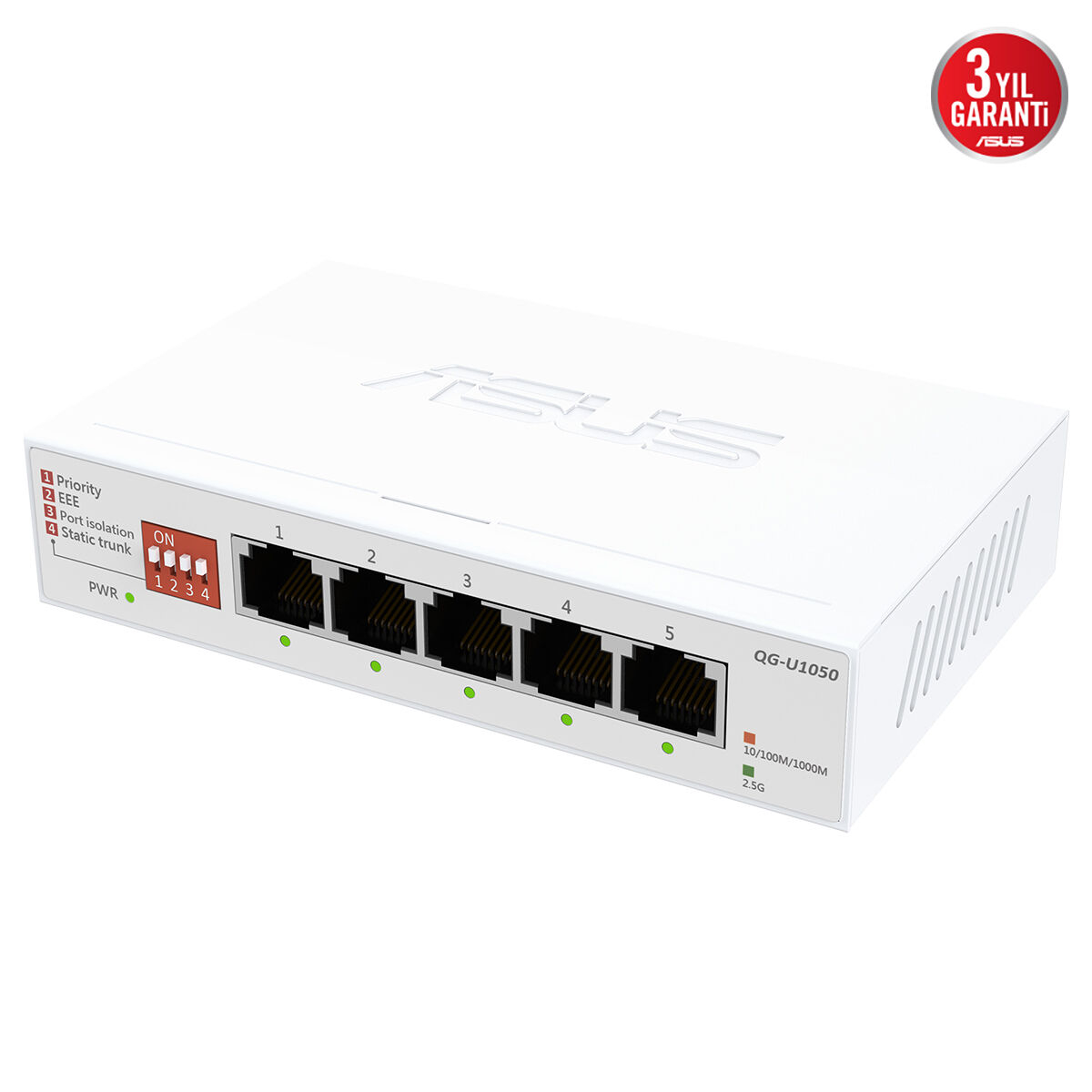 ASUS QG-U1050 5-Port 2.5G Unmanaged Switch
