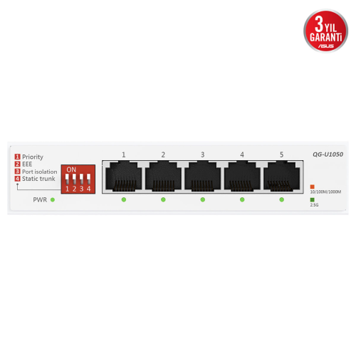 ASUS QG-U1050 5-Port 2.5G Unmanaged Switch