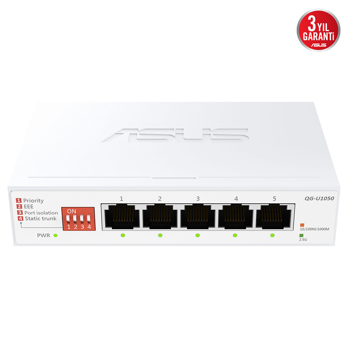 ASUS QG-U1050 5-Port 2.5G Unmanaged Switch