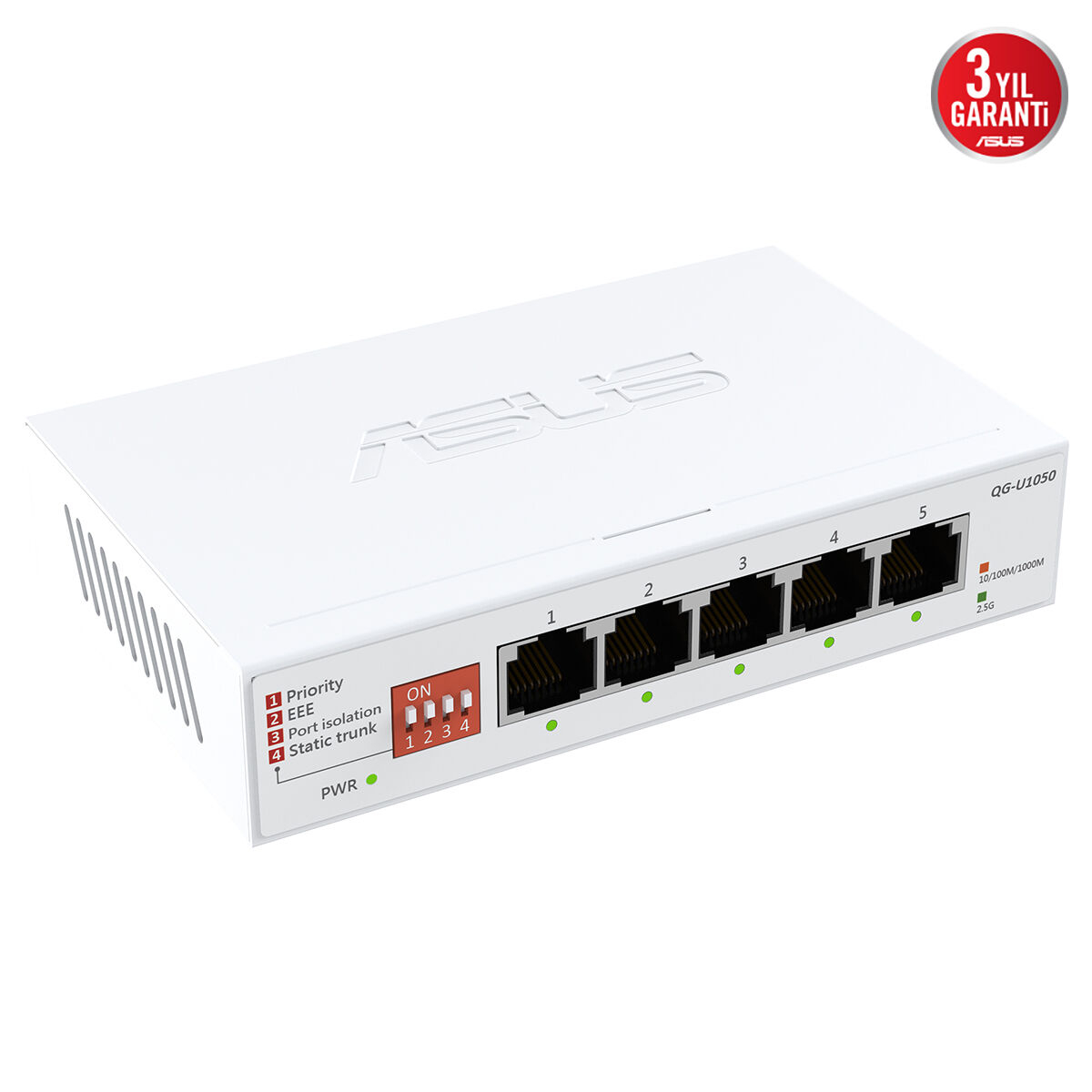 ASUS QG-U1050 5-Port 2.5G Unmanaged Switch