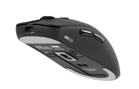 Hawk Gaming HM420S 4K Hz 26000 DPI Tri-Mode Kablosuz/Bluetooth Şarj Standlı Siyah Gaming Mouse