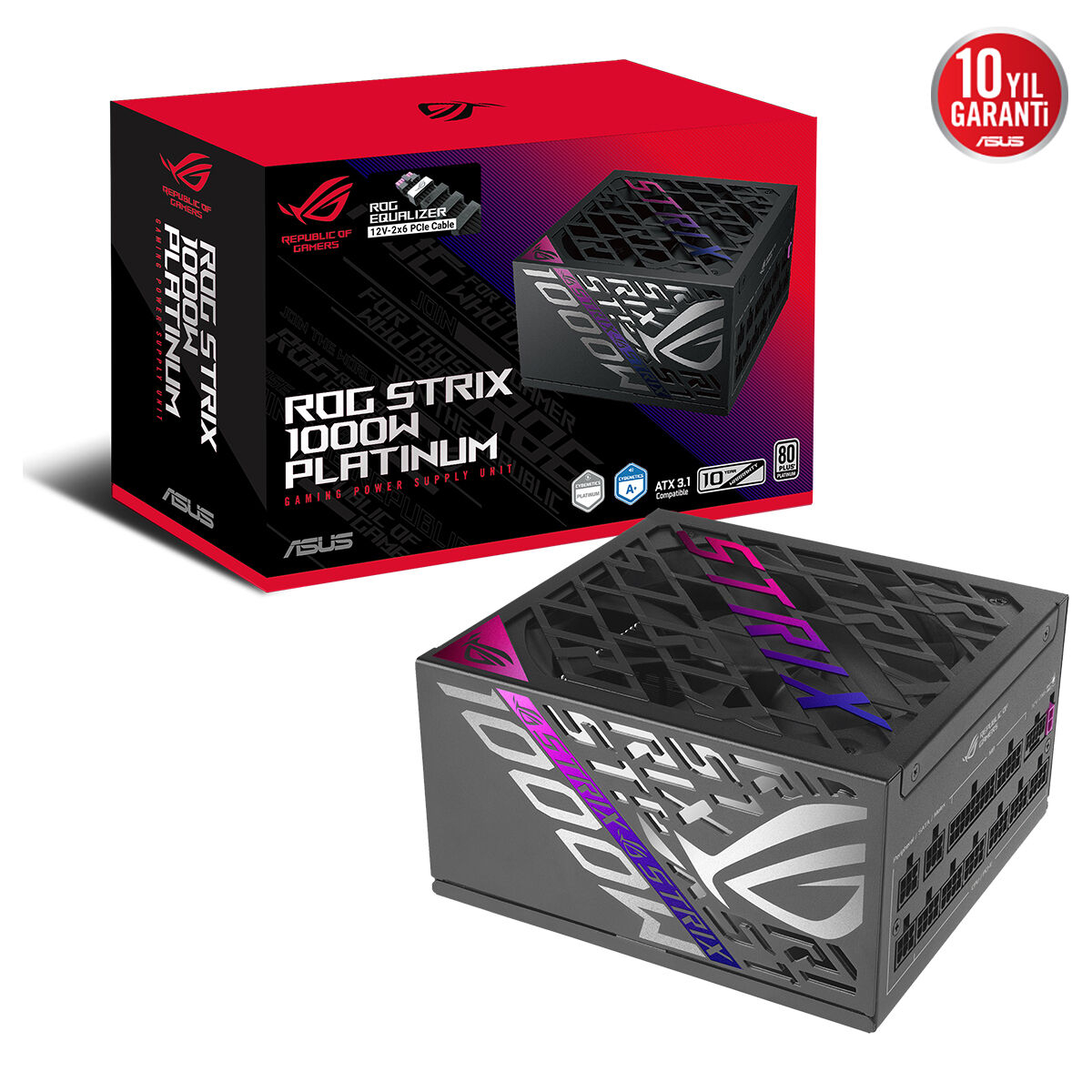 ASUS ROG Strix 1000W Platinum (ROG Equalizer) Power Supply 