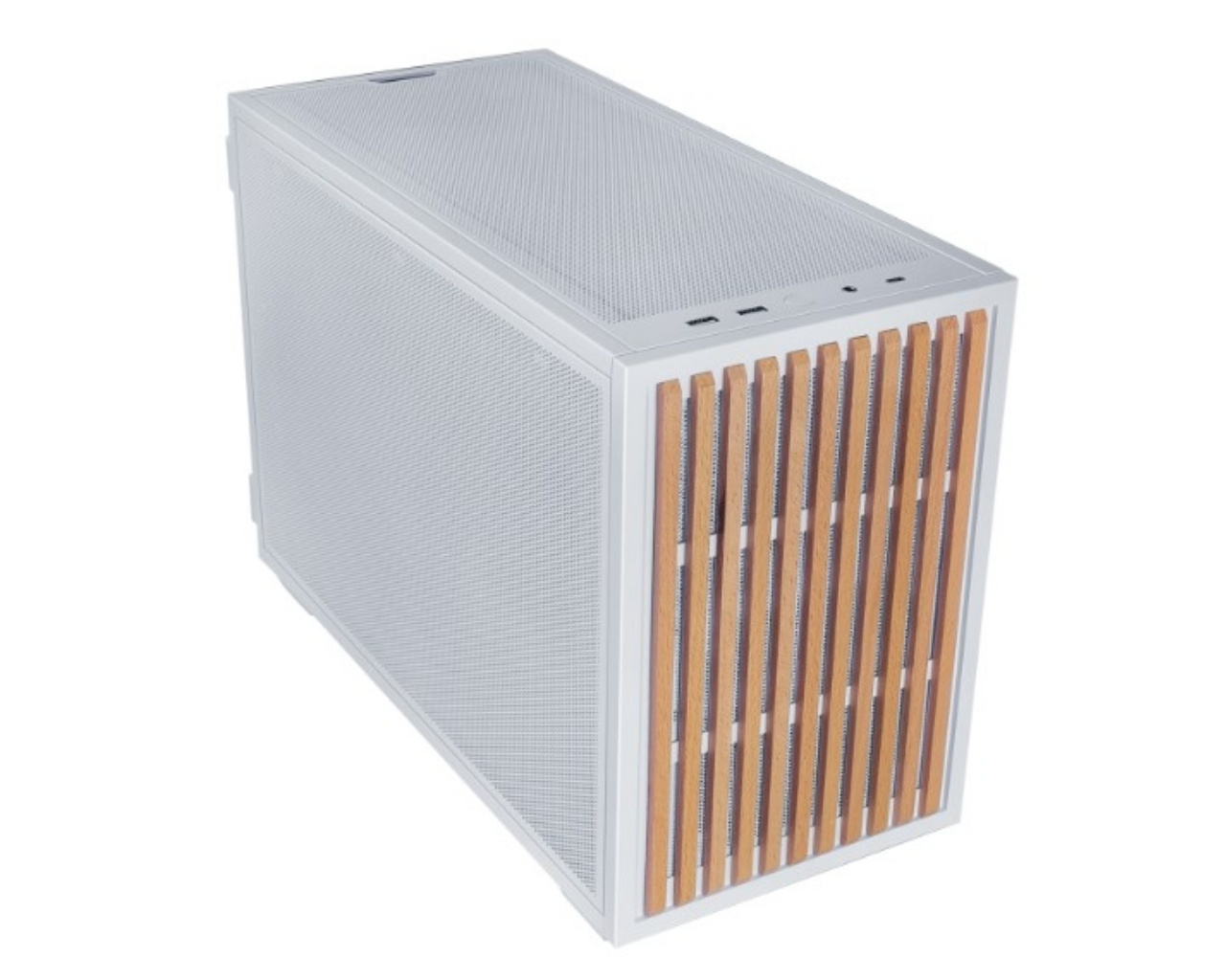 Lian Li B4 Ahşap Beyaz mATX Kasa (G99.B4W-WD.00)