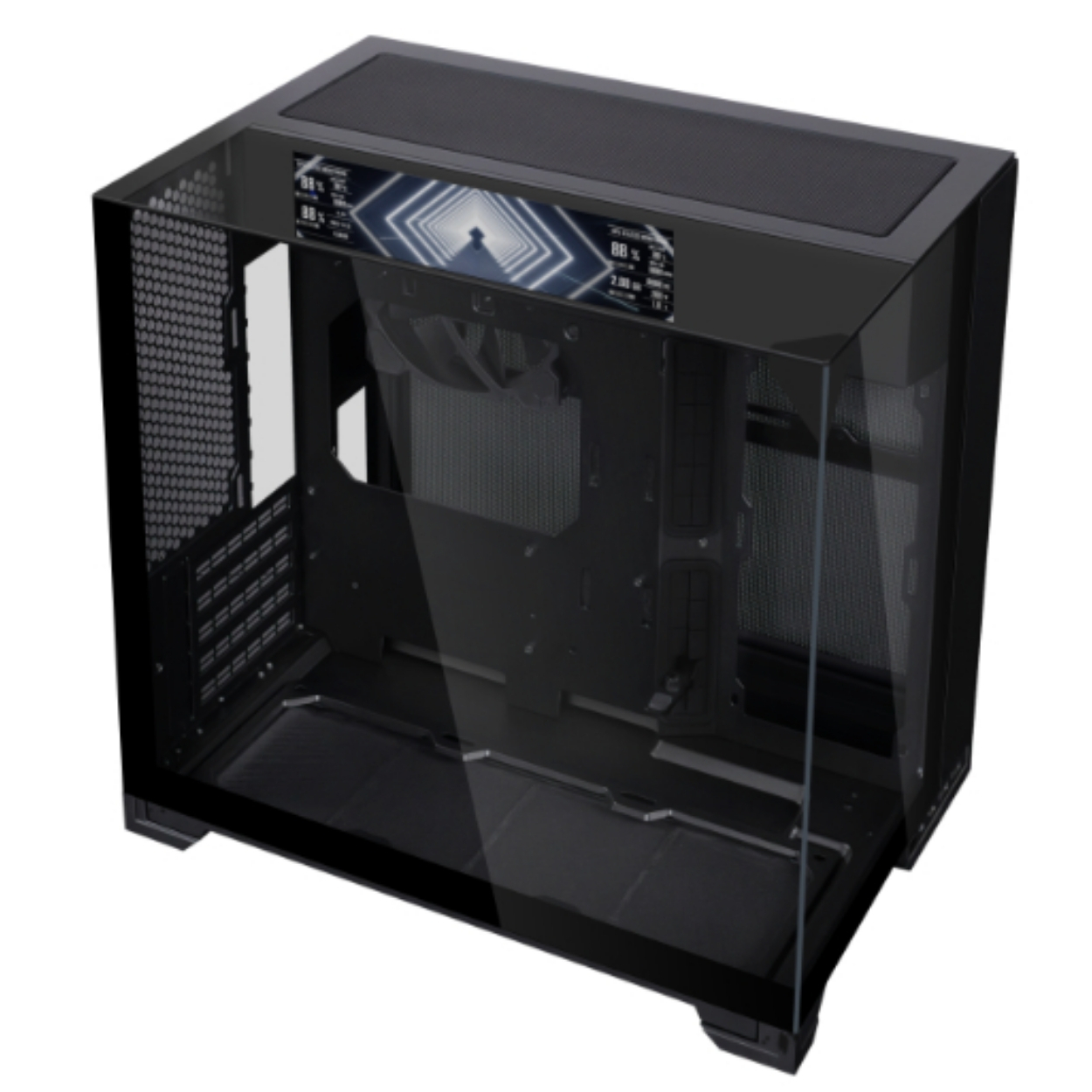 Lian Li O11 Vision M Digital Siyah Mid Tower mATX Kasa (G99.O11VMDX.00)