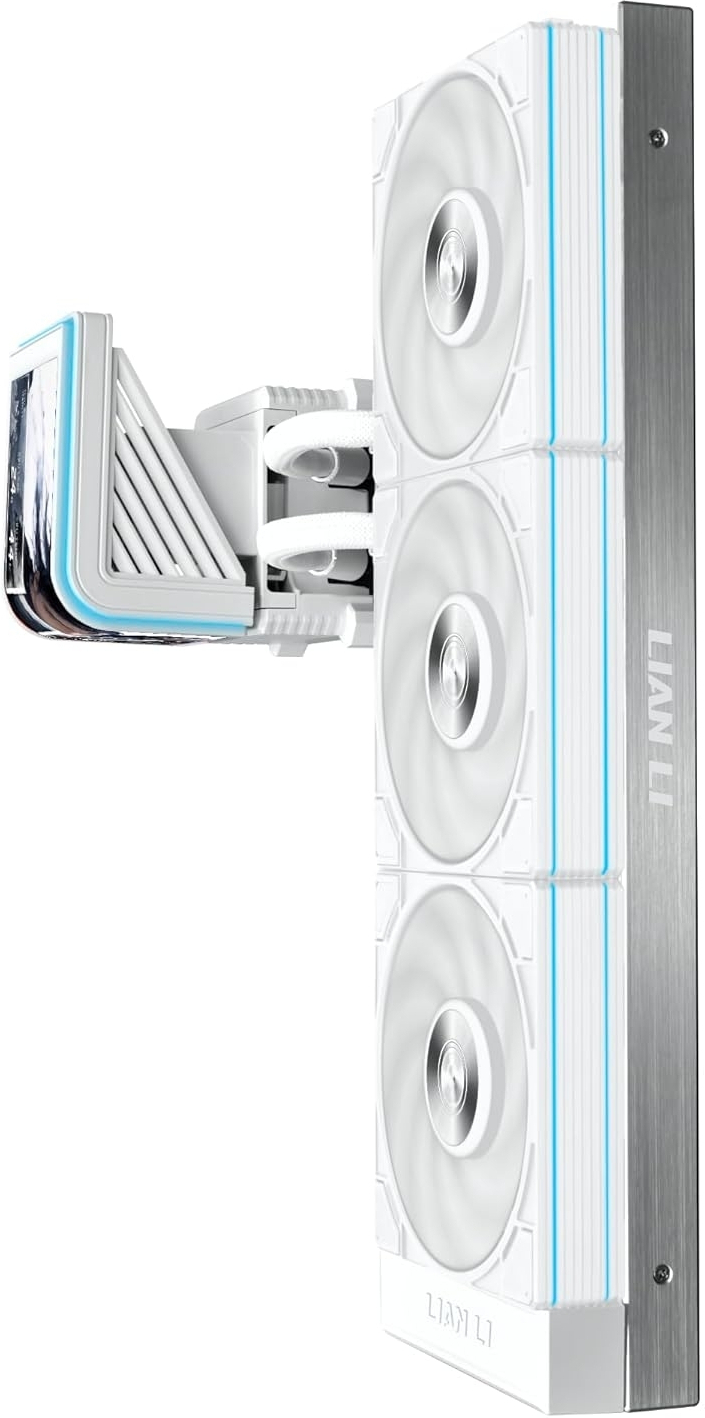 Lian Li HydroShift II OLED Curved 360P28 360mm Beyaz Sıvı Soğutucu 