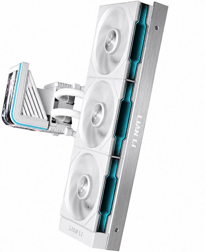 Lian Li HydroShift II OLED Curved 360TL 360mm Beyaz Sıvı Soğutucu