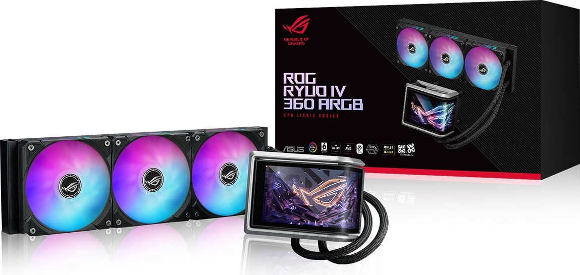 ASUS ROG RYUO IV 360 ARGB 360mm Siyah İşlemci Sıvı Soğutucu (90RC01N1-B0EAY0)