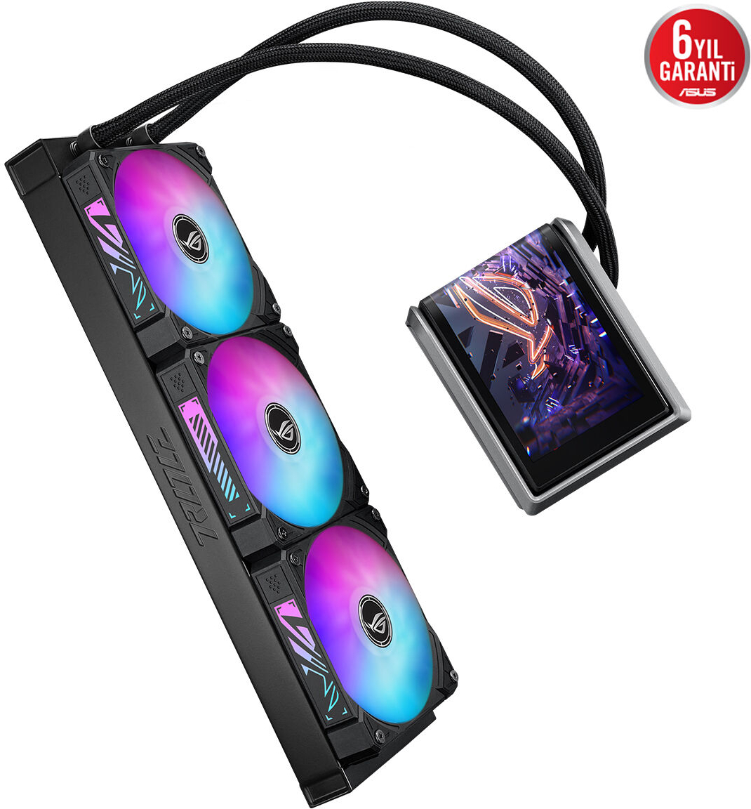 ASUS ROG RYUO IV 360 ARGB 360mm Siyah İşlemci Sıvı Soğutucu (90RC01N1-B0EAY0)