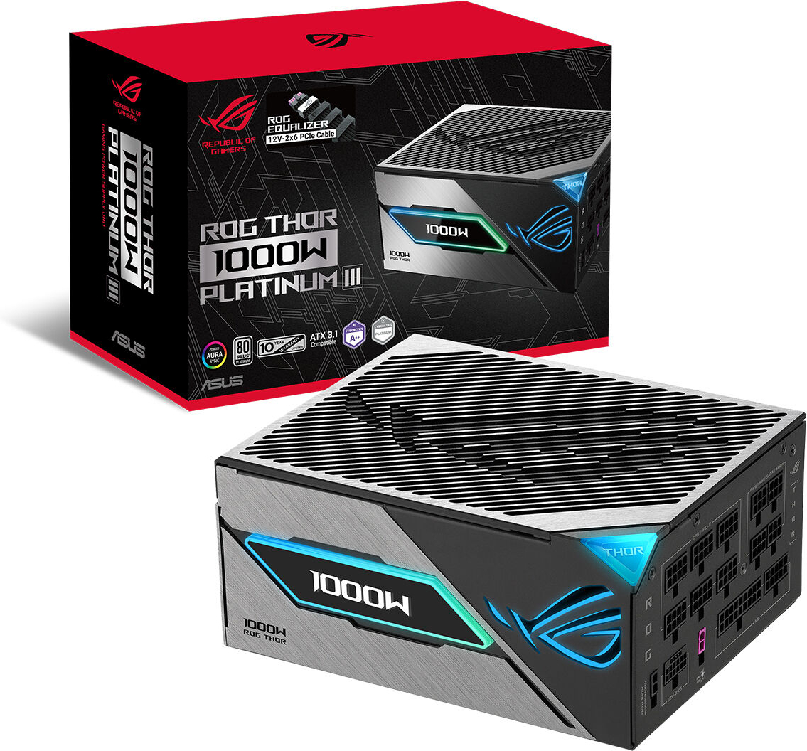 ASUS ROG Thor 1000W Platinum III (ROG Equalizer) Power Supply 