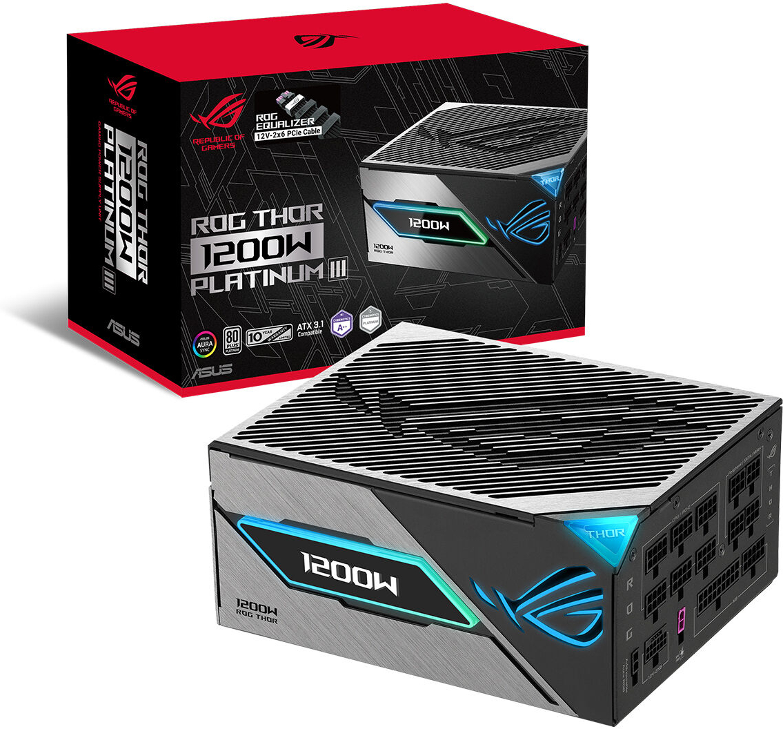 ASUS ROG Thor 1200W Platinum III (ROG Equalizer) Power Supply 