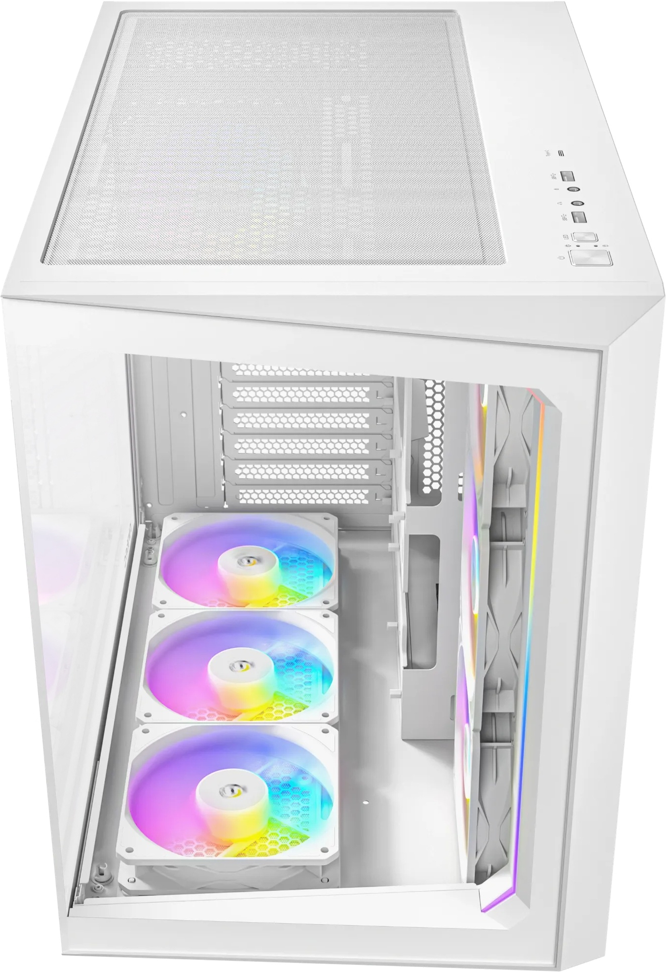Antec C5 ARGB 7x120mm ARGB Fan Temperli Cam USB Type-C Beyaz Mid Tower Gaming (Oyuncu) Kasa