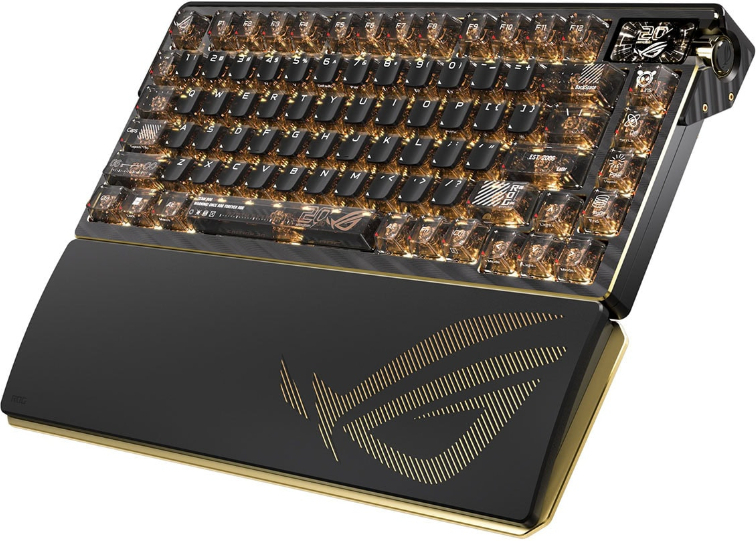 ASUS ROG Azoth Extreme Edition 20. Yıl NX Mekanik Switch 8K Hz Hotswap RGB Kablosuz Türkçe Gaming Klavye