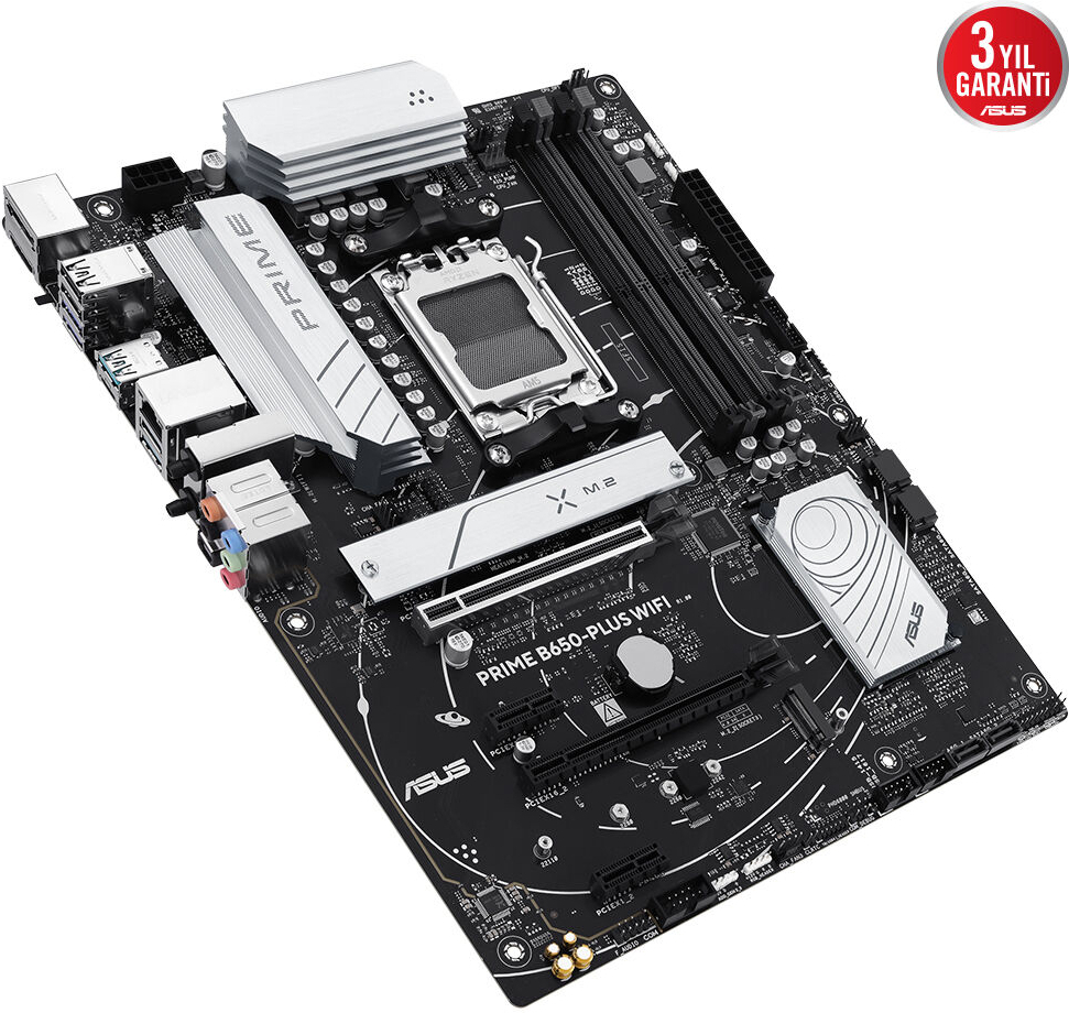 ASUS Prime B650-Plus Gaming WIFI AMD B650 Soket AM5 DDR5 7600(OC)MHz ATX Gaming (Oyuncu) Anakart