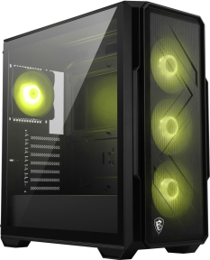 MSI MAG FORGE 151A B75 Black 750W 4x Auto RGB Fan USB 3.2 Mid-Tower Gaming (Oyuncu) Kasa