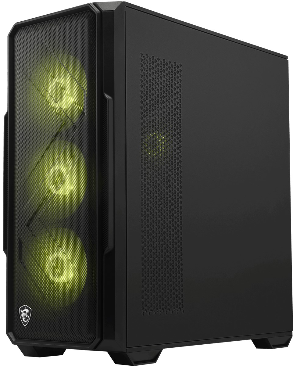 MSI MAG FORGE 151A B75 Black 750W 4x Auto RGB Fan USB 3.2 Mid-Tower Gaming (Oyuncu) Kasa