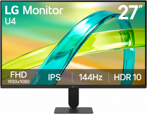 LG 27U411B-B 27″ 144Hz 5ms VGA HDMI FreeSync HDR10 IPS FHD  Monitör