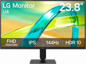 LG 24U411B-B 23.8″ 144Hz 5ms  VGA HDMI FreeSync HDR10 FHD IPS Monitör