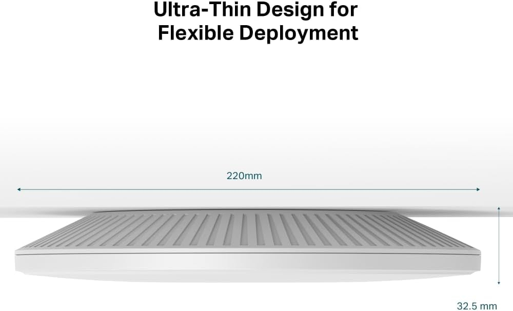 TP-Link Omada EAP773 9300 Mbps  Wi-Fi 7 10G Port Tavan Tipi Access Point