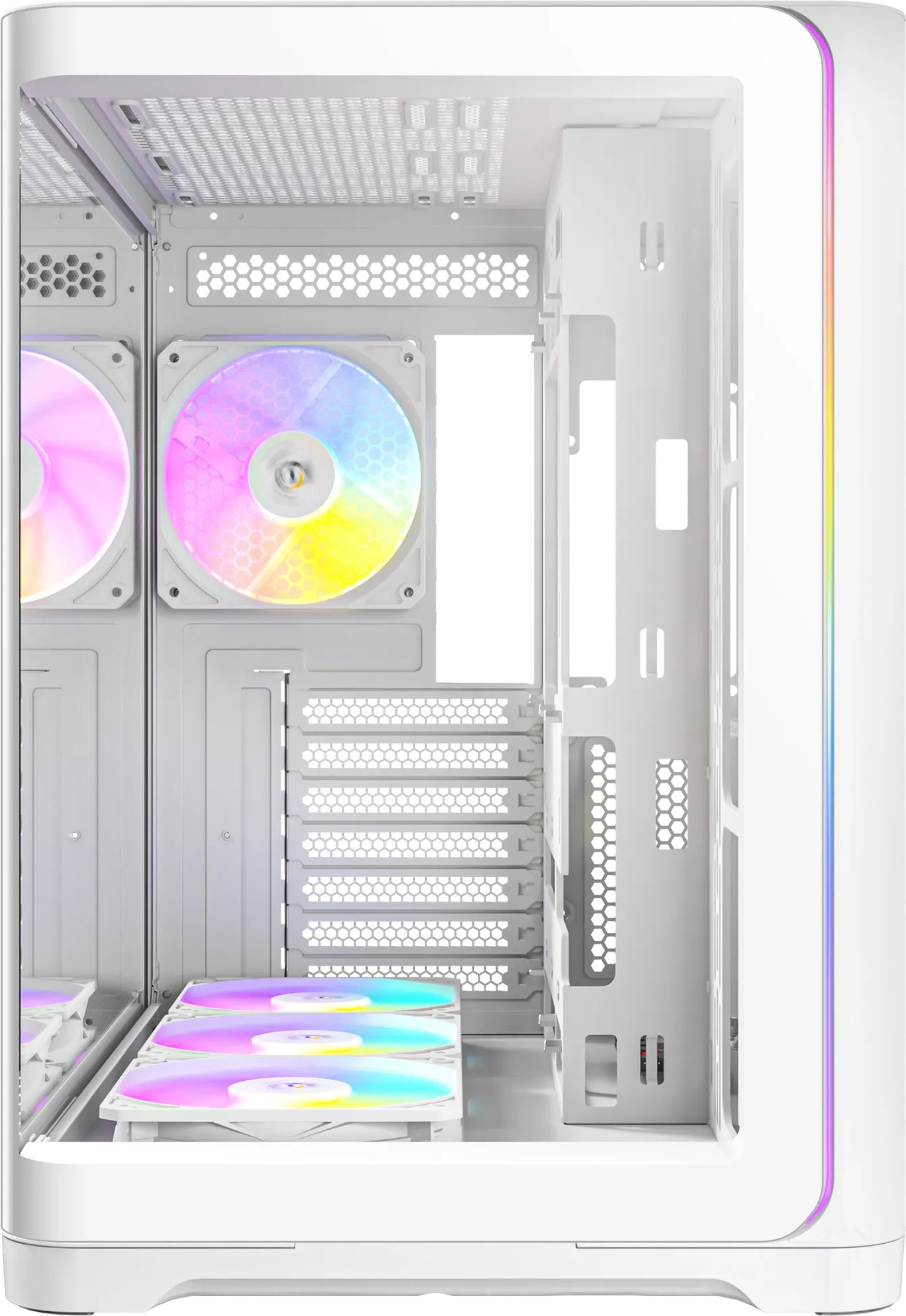 Antec C5 ARGB 7x120mm ARGB Fan Temperli Cam USB Type-C Beyaz Mid Tower Gaming (Oyuncu) Kasa