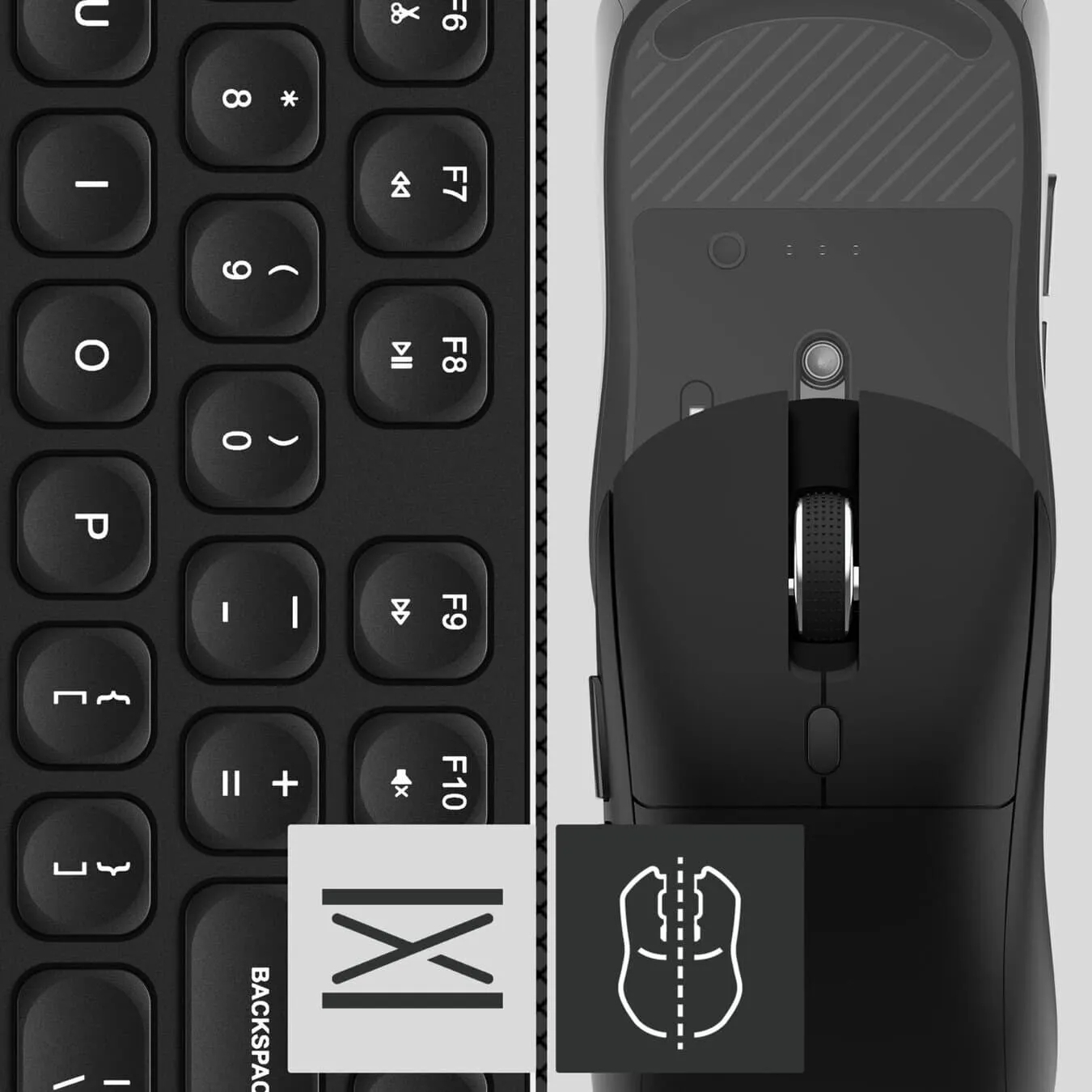 MSI FORGE K210 Wireless Combo Türkçe Kablosuz Klavye Mouse Set