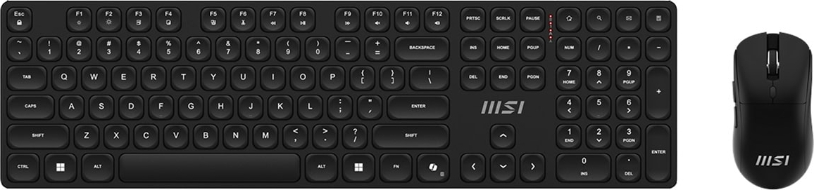 MSI FORGE K210 Wireless Combo Türkçe Kablosuz Klavye Mouse Set
