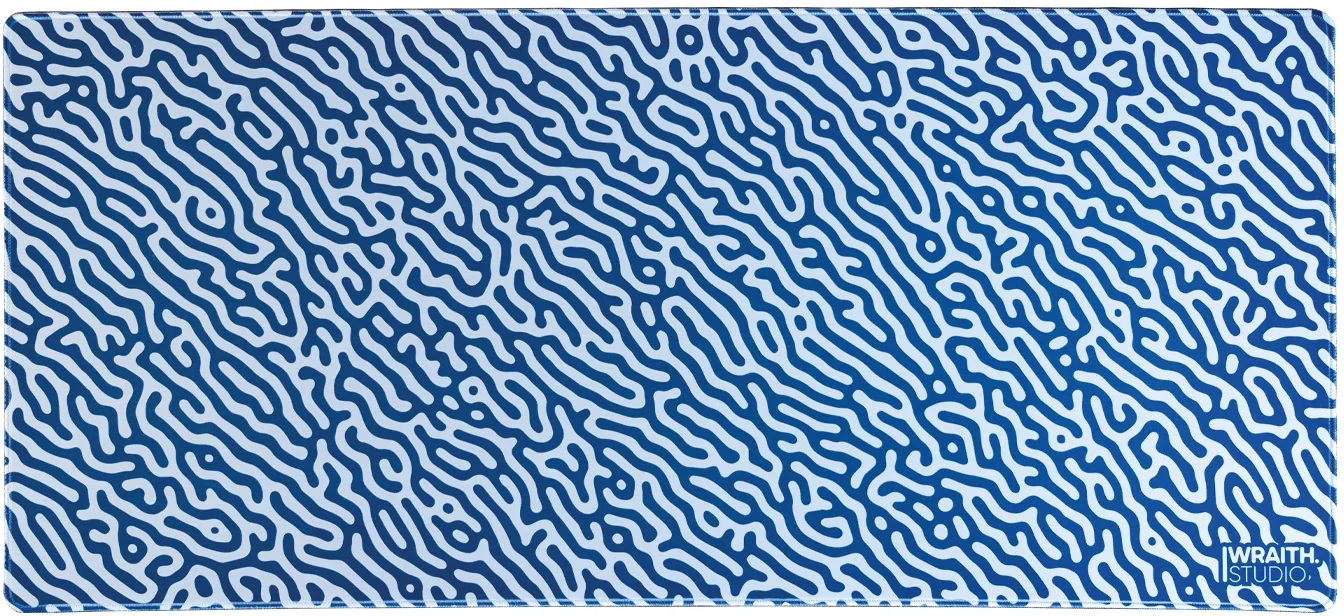 Wraith Studio Jungle Maze Deskmat Koyu Mavi