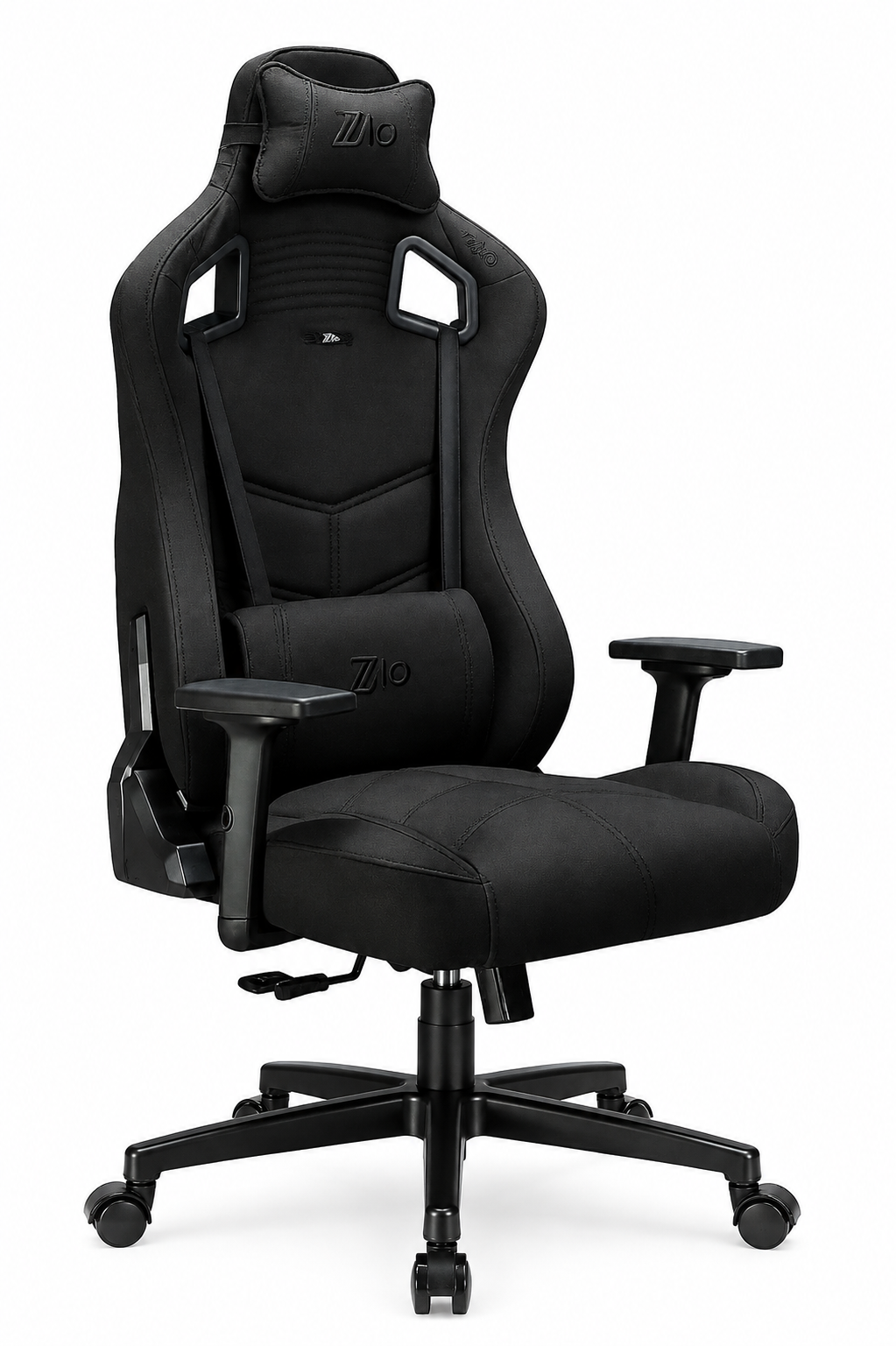 Zio Venom 1565B1110 Jet Black Keten Stone Gray Oyuncu Koltuğu - Ayak Uzatmasız