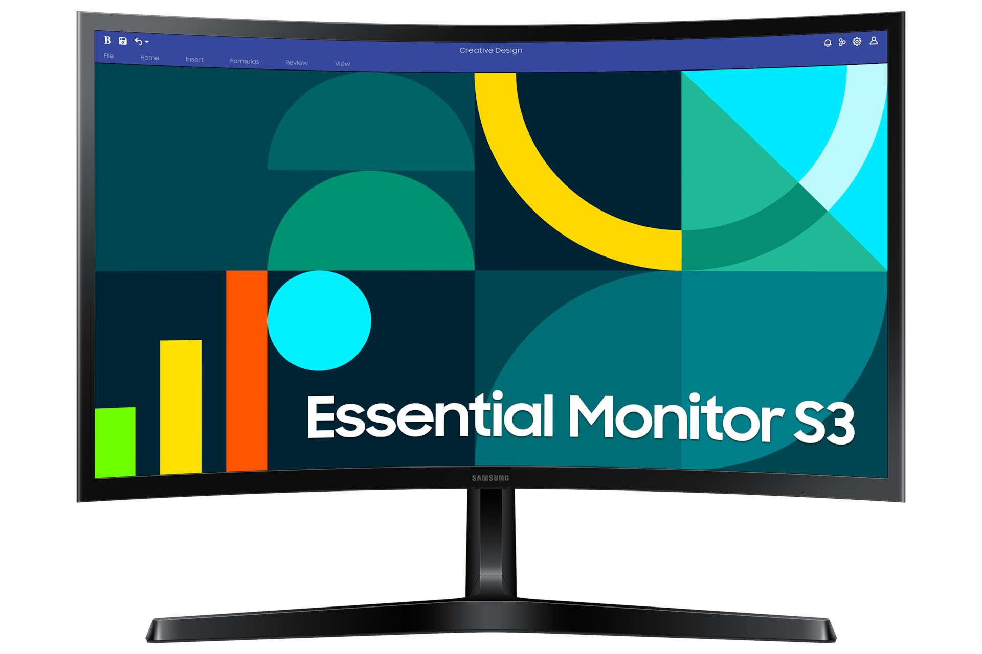 Samsung Essential S3 LS24D366GAUXUF 24″ 4 ms Full HD Curved 100 Hz Monitör