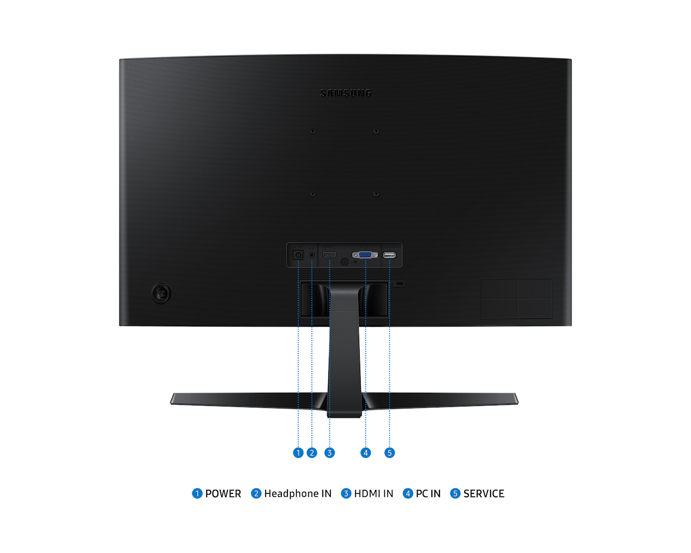 Samsung Essential S3 LS24D366GAUXUF 24″ 4 ms Full HD Curved 100 Hz Monitör