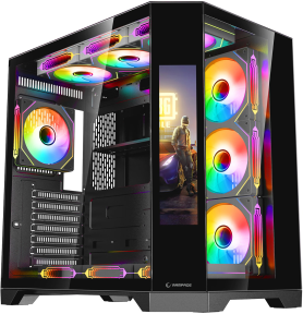 Rampage NOVA 9.16′′ HUB KUMANDA 7X12CM PWM FAN ARGB Black Display