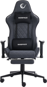 Rampage KL-R29 Myth Pro Üst Seviye Terletmez Kumaş Gri Gaming Oyuncu Koltuğu