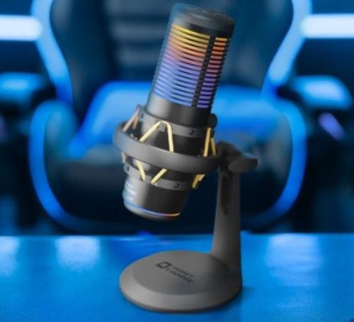 Thonet & Vander VX320 Yayıncı Mikrofonu Dokunmatik Rgb LED Titreşim Önleme Çok Yönlü Kardioid 