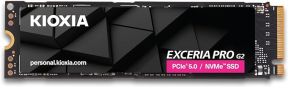 Kioxia Exceria Pro G2 LVE10Z1T02G8 1TB Gen5 14400/12700MB/sn NVMe PCIe M.2 SSD