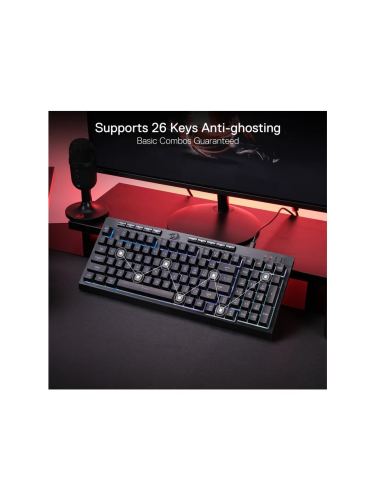 Redragon K515 Pro Shiva Rgb Kablosuz Membranlı Türkçe Oyun Klavyesi
