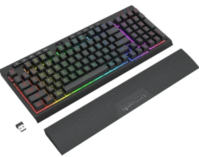 Redragon K515 Pro Shiva Rgb Kablosuz Membranlı Türkçe Oyun Klavyesi