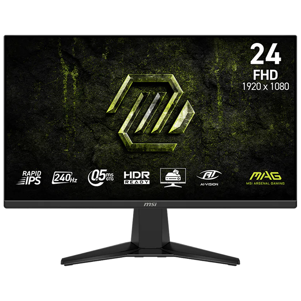 MSI MAG 245F X24 24″ 240Hz 0.5ms FreeSync HDR Ready FHD Rapid IPS Gaming Monitör