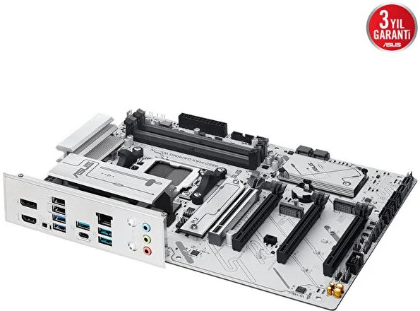 ASUS B850 MAX GAMING WIFI W AMD Soket AM5 B850 DDR5 8000+MT/s (OC) Wi-Fi 6E ATX Anakart (90MB1PR0-M0EAY0)