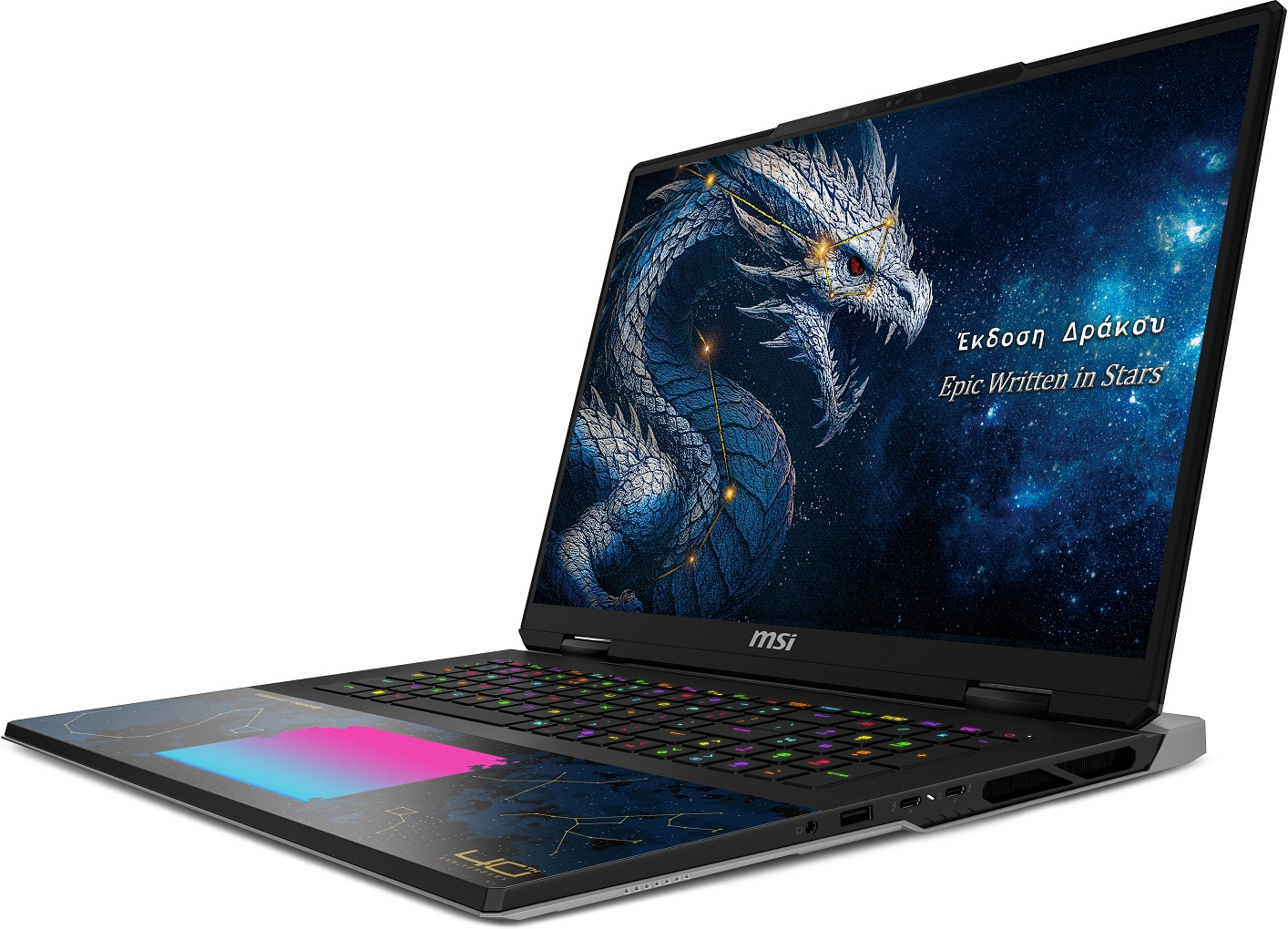 MSI Titan 18 HX Dragon Editon A2WJ-1223TR Ultra 9 290HX Plus 96GB 4TB SSD 24GB RTX5090 18 UHD+ 120Hz W11H Gaming Notebook