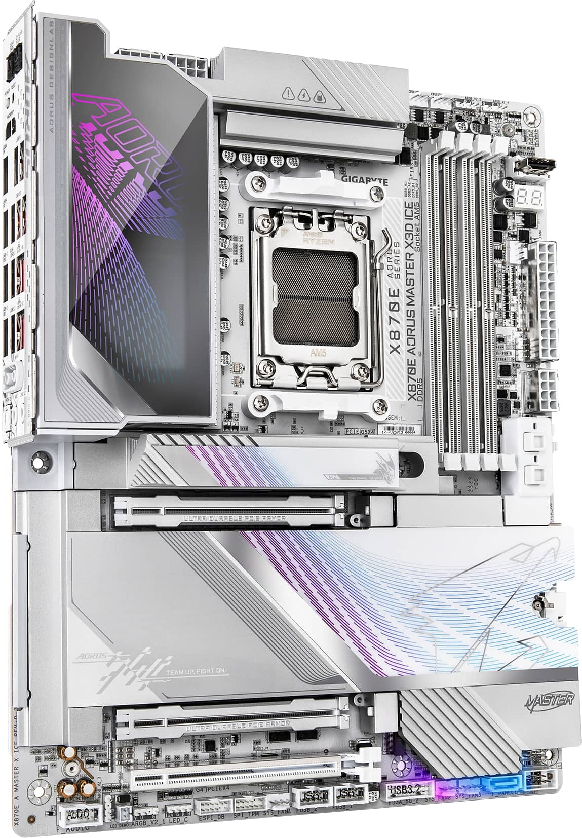 Gigabyte X870E AORUS MASTER X3D ICE WIFI-7 AM5 DDR5 9000MHz (OC) ATX Gaming (Oyuncu) Anakart