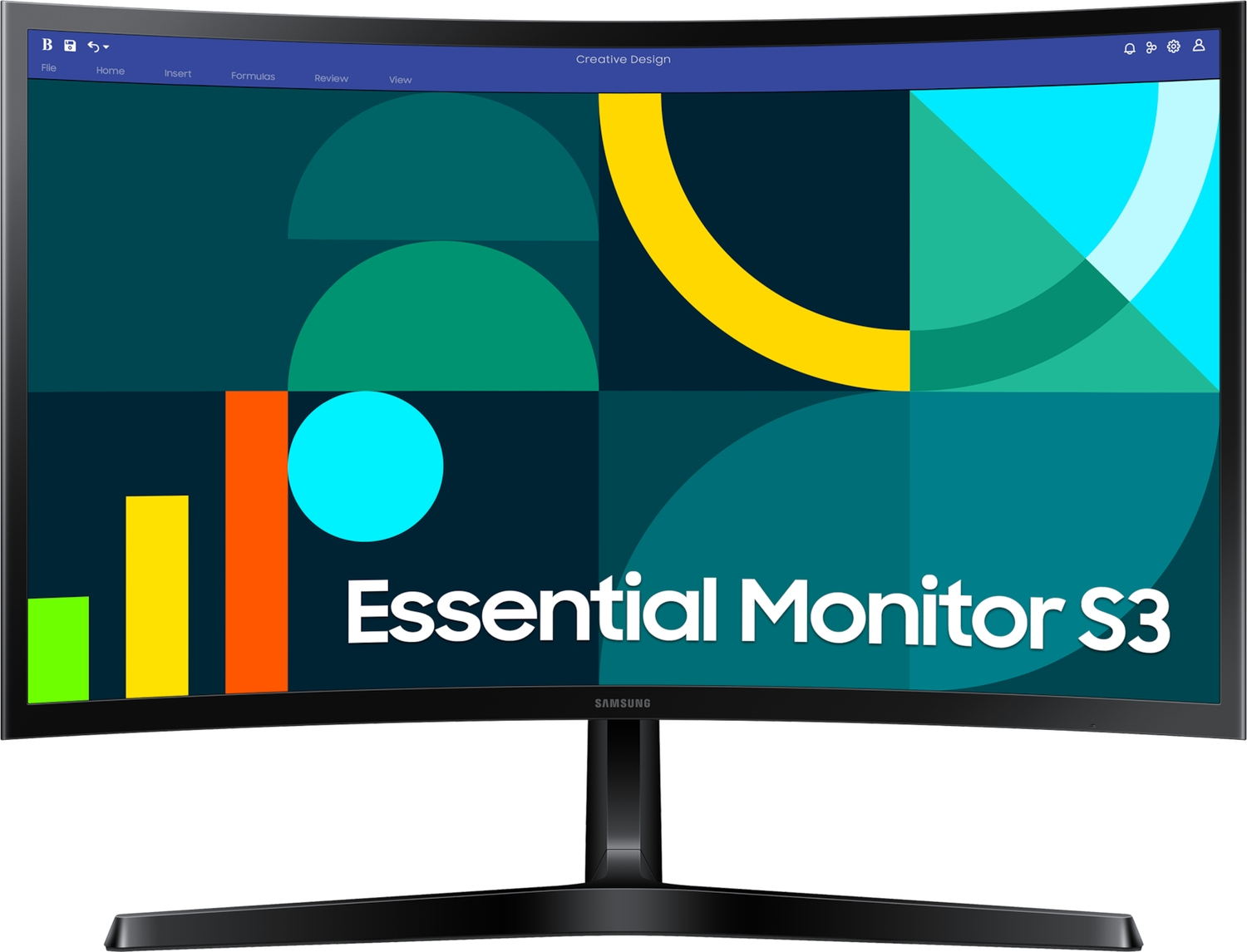 Samsung Essential S3 LS24D366GAUXUF 24″ 4 ms Full HD Curved 100 Hz Monitör