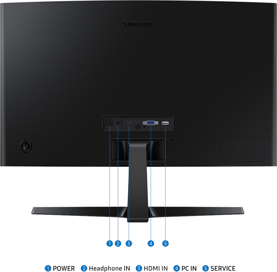 Samsung Essential S3 LS24D366GAUXUF 24″ 4 ms Full HD Curved 100 Hz Monitör