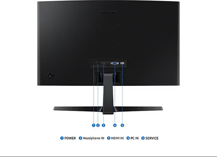 Samsung Essential S3 LS24D366GAUXUF 24″ 4 ms Full HD Curved 100 Hz Monitör