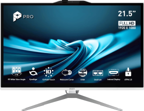 MSI PRO AP222T 14MA-614EU CORE I3-14100 8GB 512GB SSD 21.5″ FHD DOKUNMATİK W11 BEYAZ ALL IN ONE PC